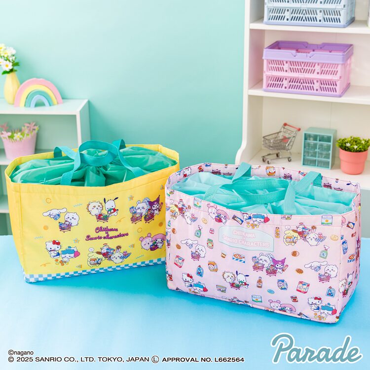 『ちいかわ』いかわ×サンリオキャラクターズレジかごバッグ