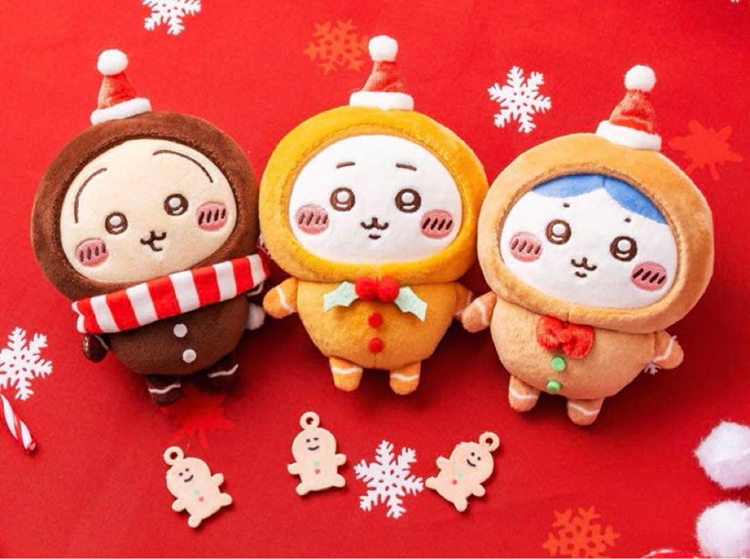 『ちいかわ』ジンジャーマンBIGぬいぐるみの参考マスコット