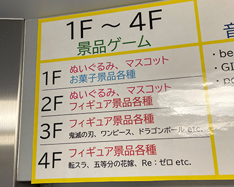 ゲームパニック秋葉原(GAME PANIC) 施設案内